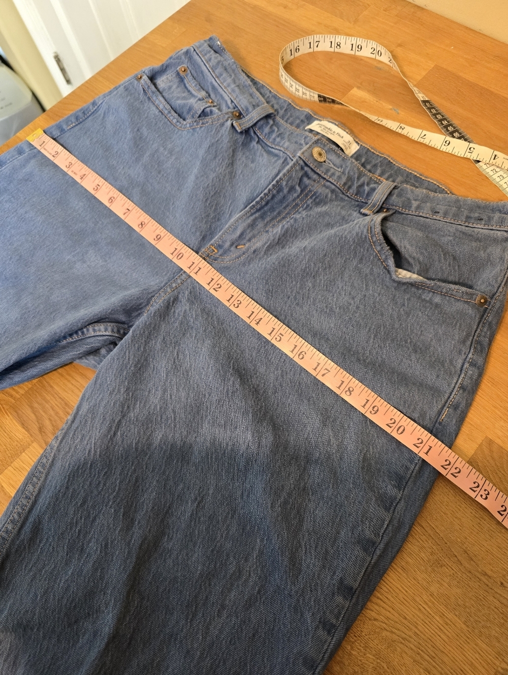 Abercrombie & Fitch Curve Love The '90s Straight Mid Rise Jean 31XL - Picture 10 of 13